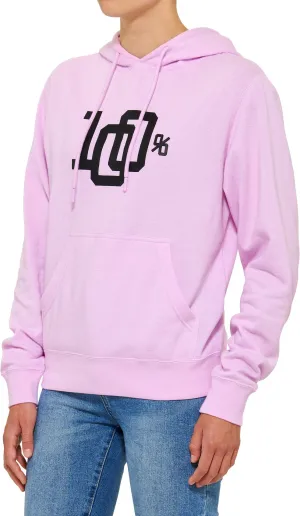 100% Varsity Fleece Womens Pullover Hoodie