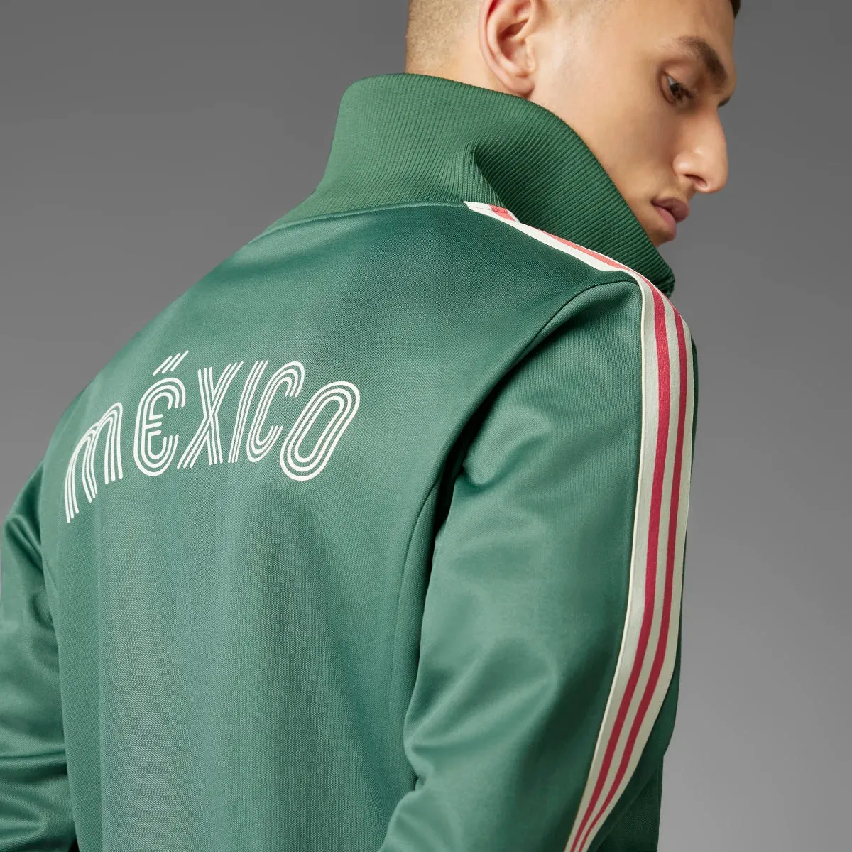 adidas Men's FMF Mexico Beckenbauer Soccer Track Top