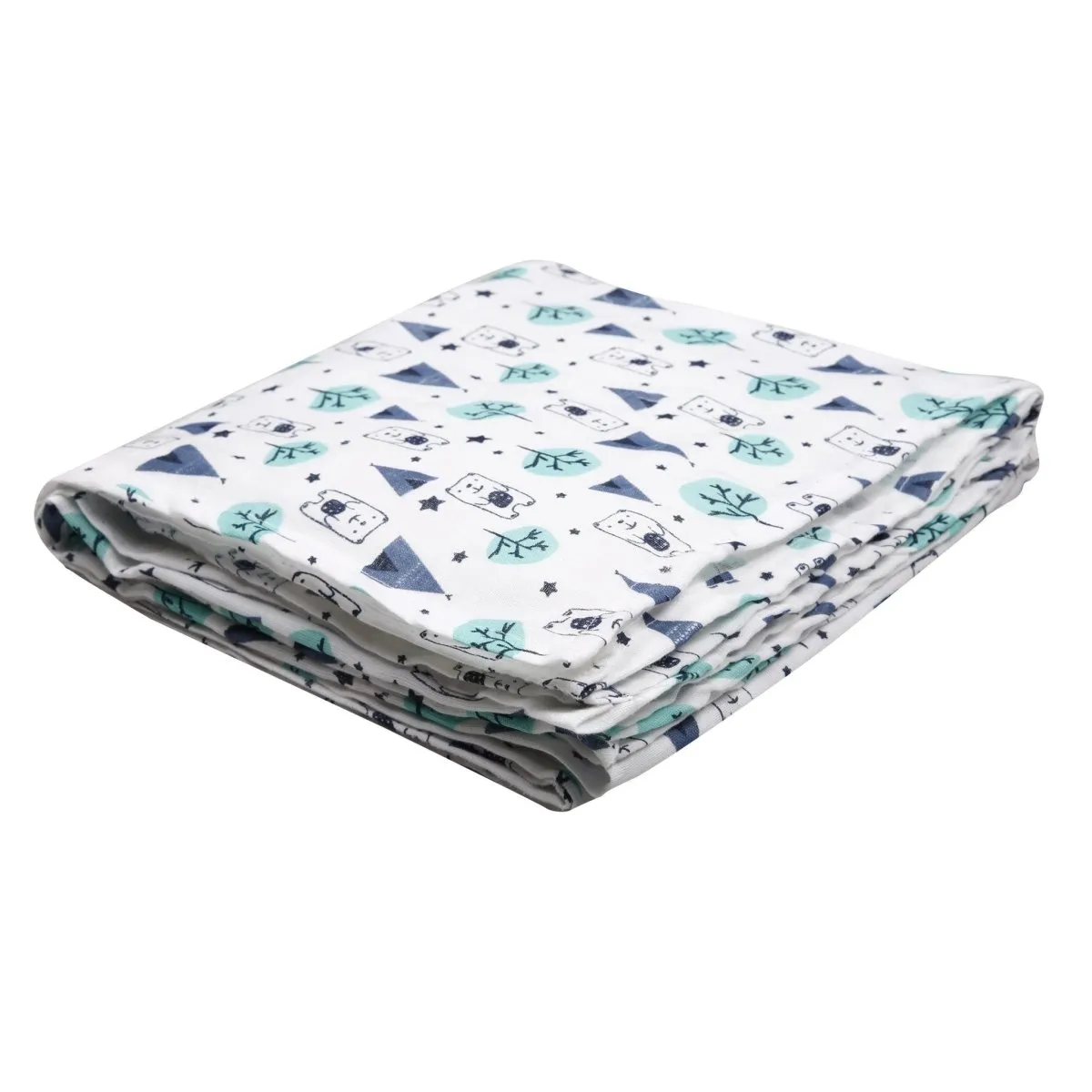 Baby Swaddle Wrap- Blue Forest