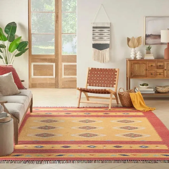 Baja BAJ02 Yellow/Red Rug