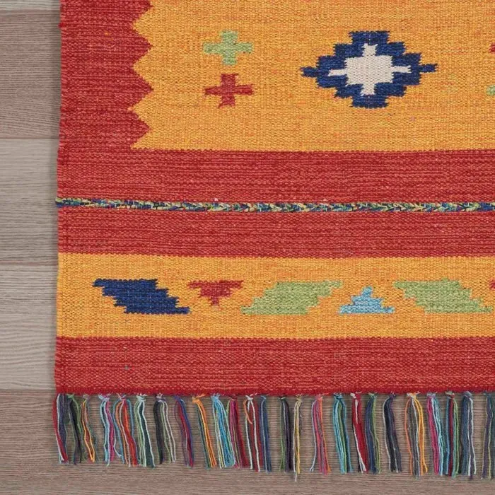 Baja BAJ02 Yellow/Red Rug