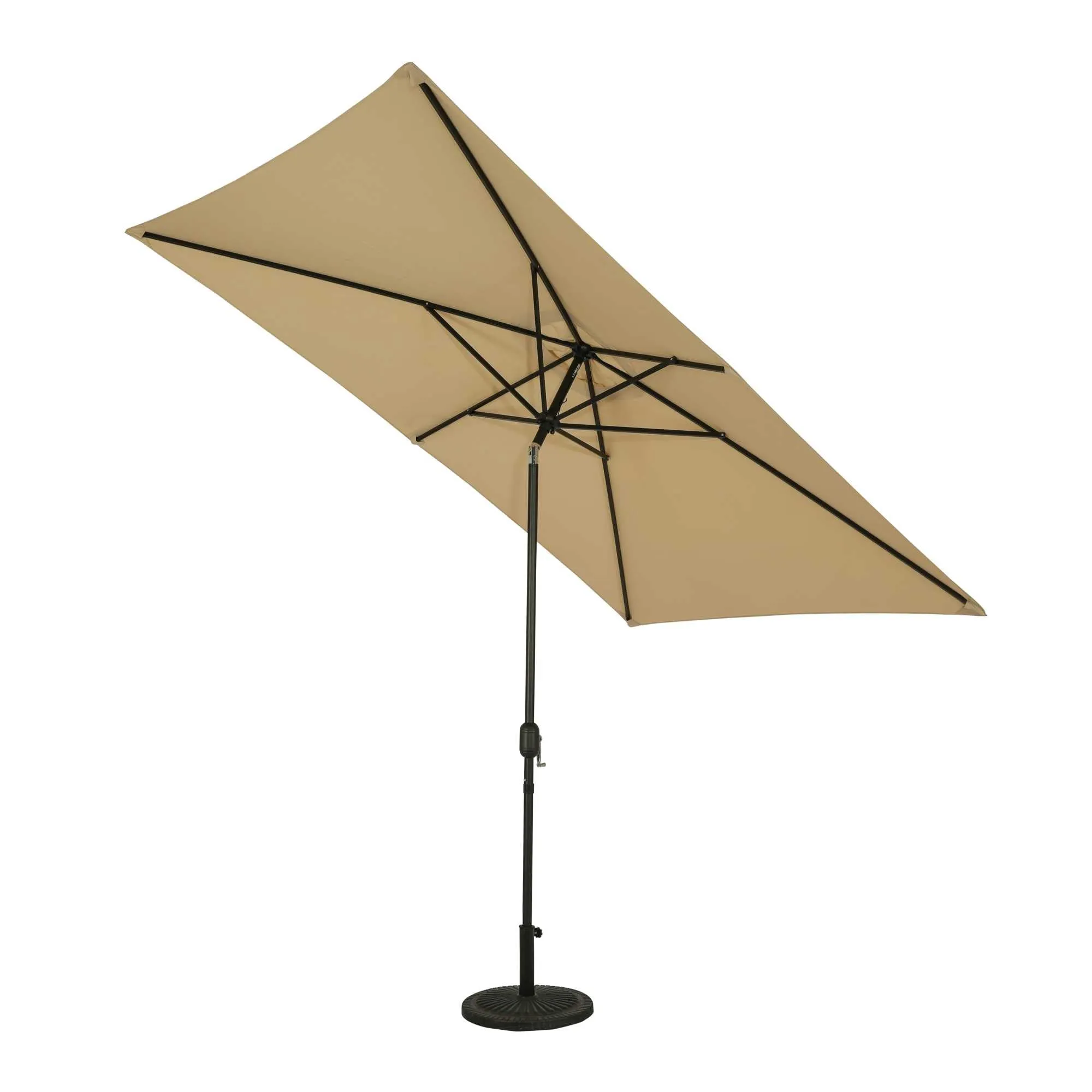 Bimini 6.5-ft x 10-ft Rectangular Market Umbrella - Polyester Canopy