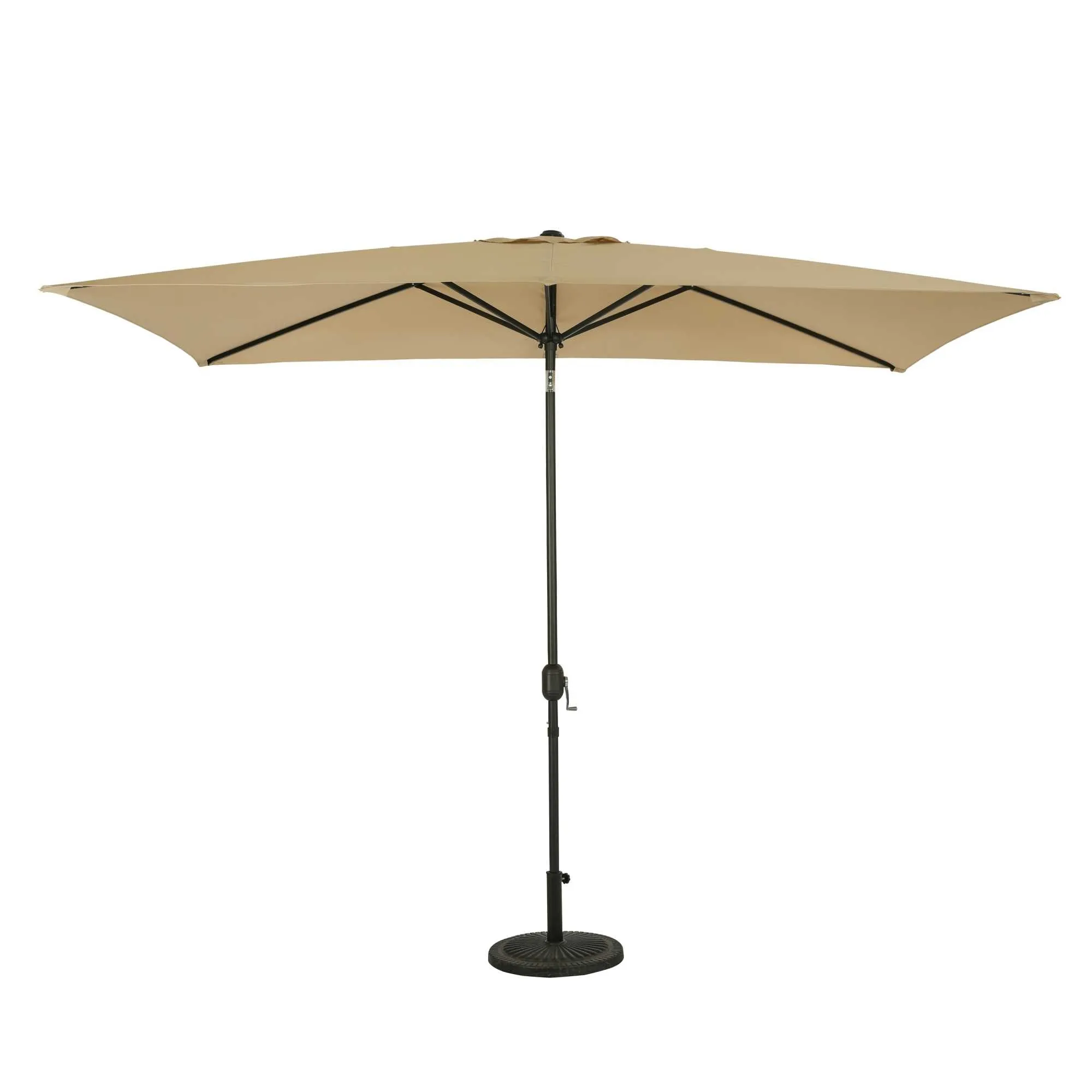 Bimini 6.5-ft x 10-ft Rectangular Market Umbrella - Polyester Canopy