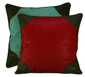 Cheyenne Red & Turquoise Reversible Euro Sham