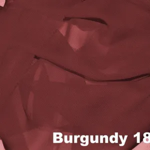 Chiffon Wholesale Fabric in Burgundy 1848