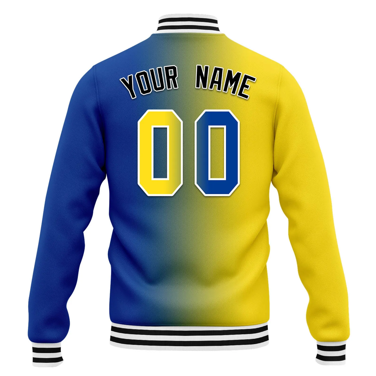 Custom Split Fashion Jacket Bomber Full-Snap Varsity Letterman Personalized Jacket FZ005-D028014-4