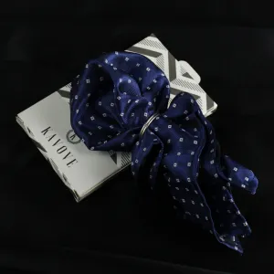 Kovove Blue Checkered Pocket Square For Men