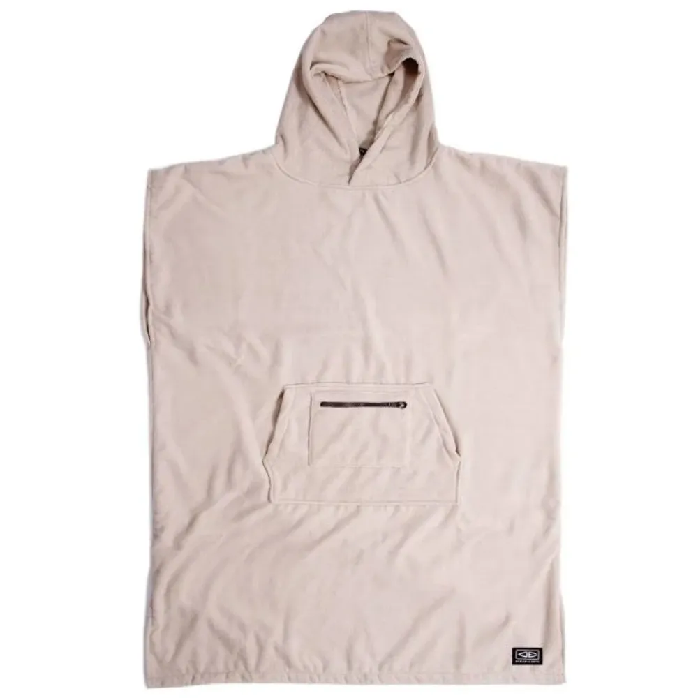 Mens Lightweight Hooded Poncho Black