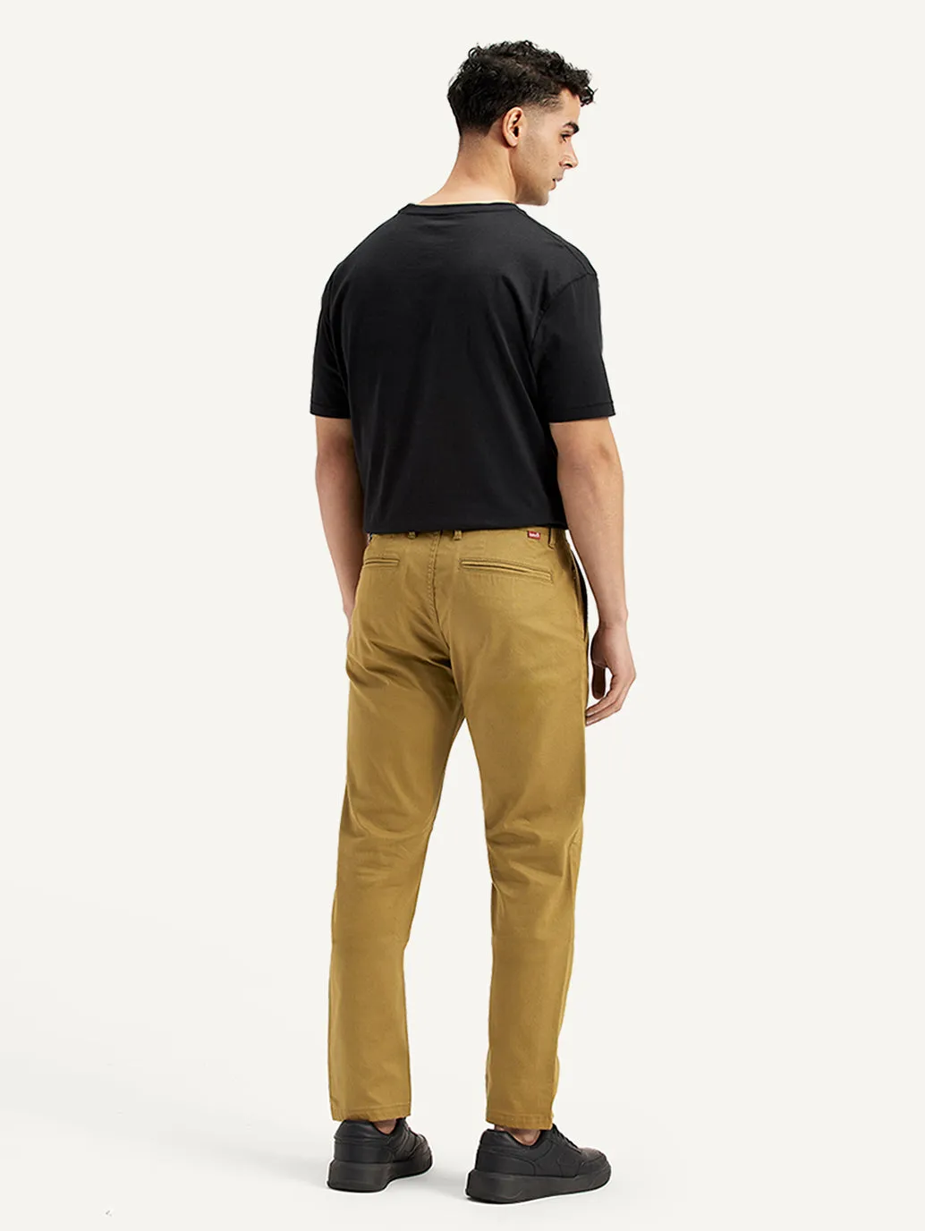 Men's Tan Regular Fit Chinos