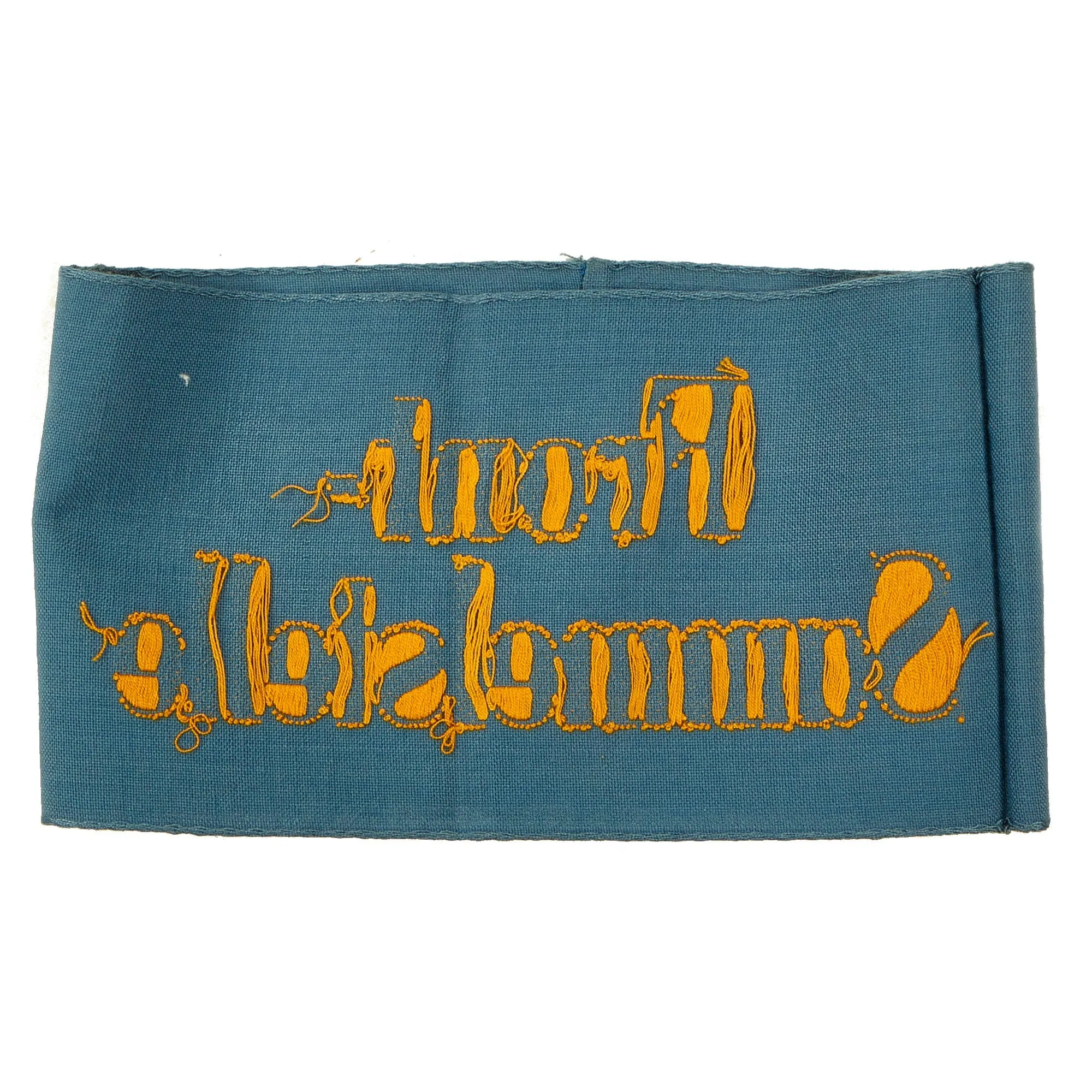 Original German WWII Front Collecting Point Personnel Embroidered Armband - Front-Sammelstelle