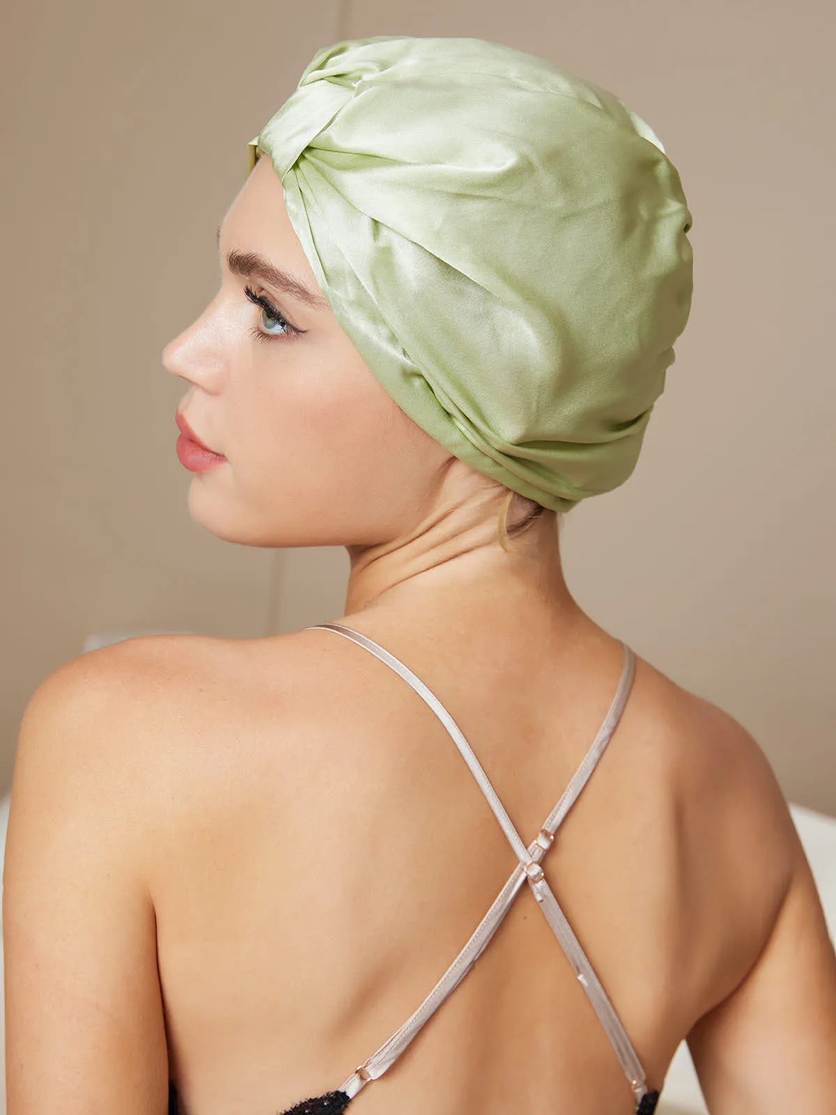 Pure Silk Bonnet for Sleeping