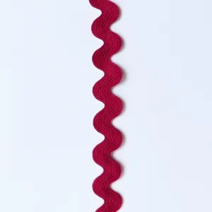 Ric Rac - 15mm - Barn Red