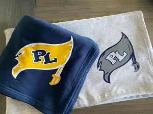 Sweatshirt Blanket. Laker football Blanket PL flag blanket