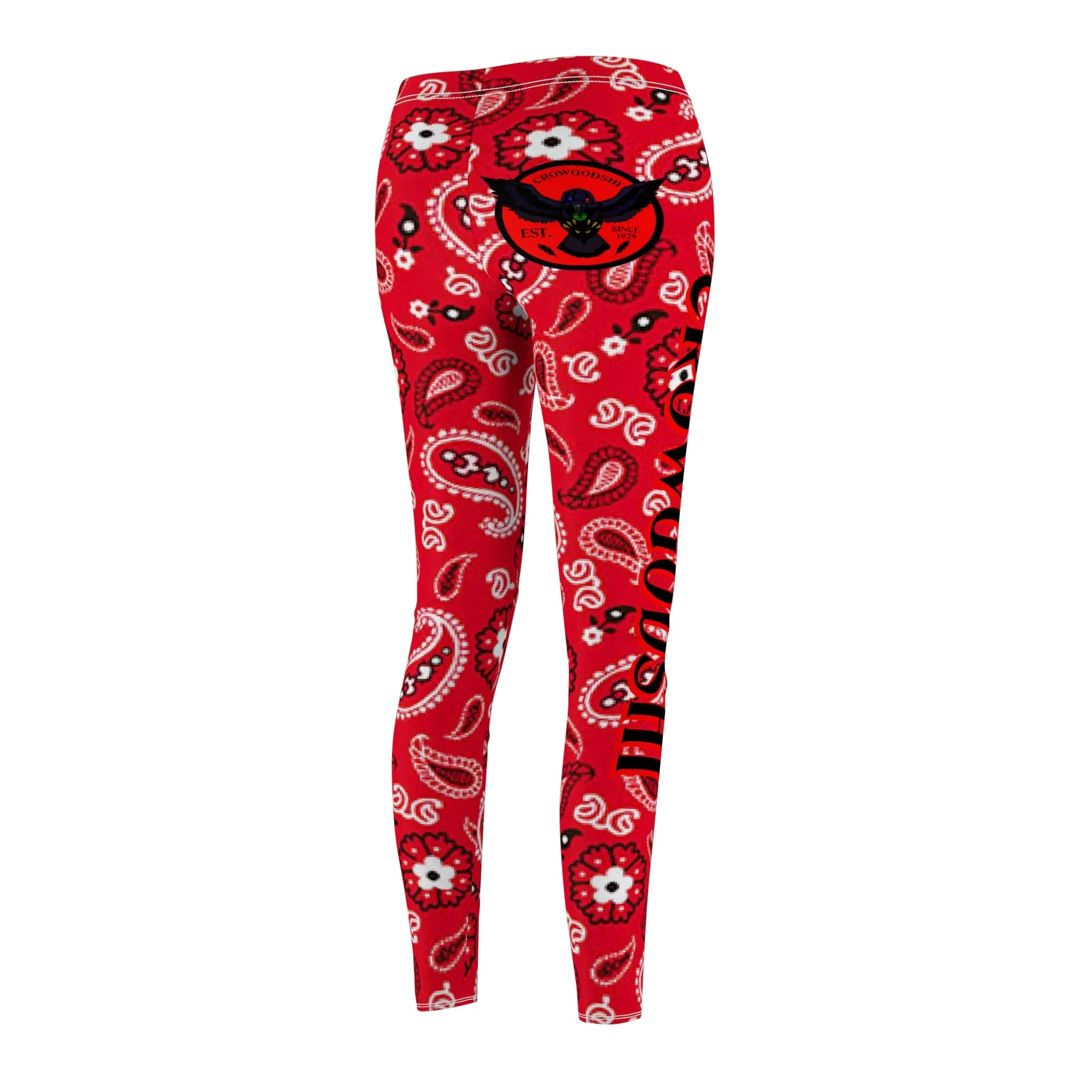 Women's Crowgodshi Red Colors Leggings