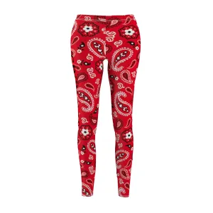 Women's Crowgodshi Red Colors Leggings