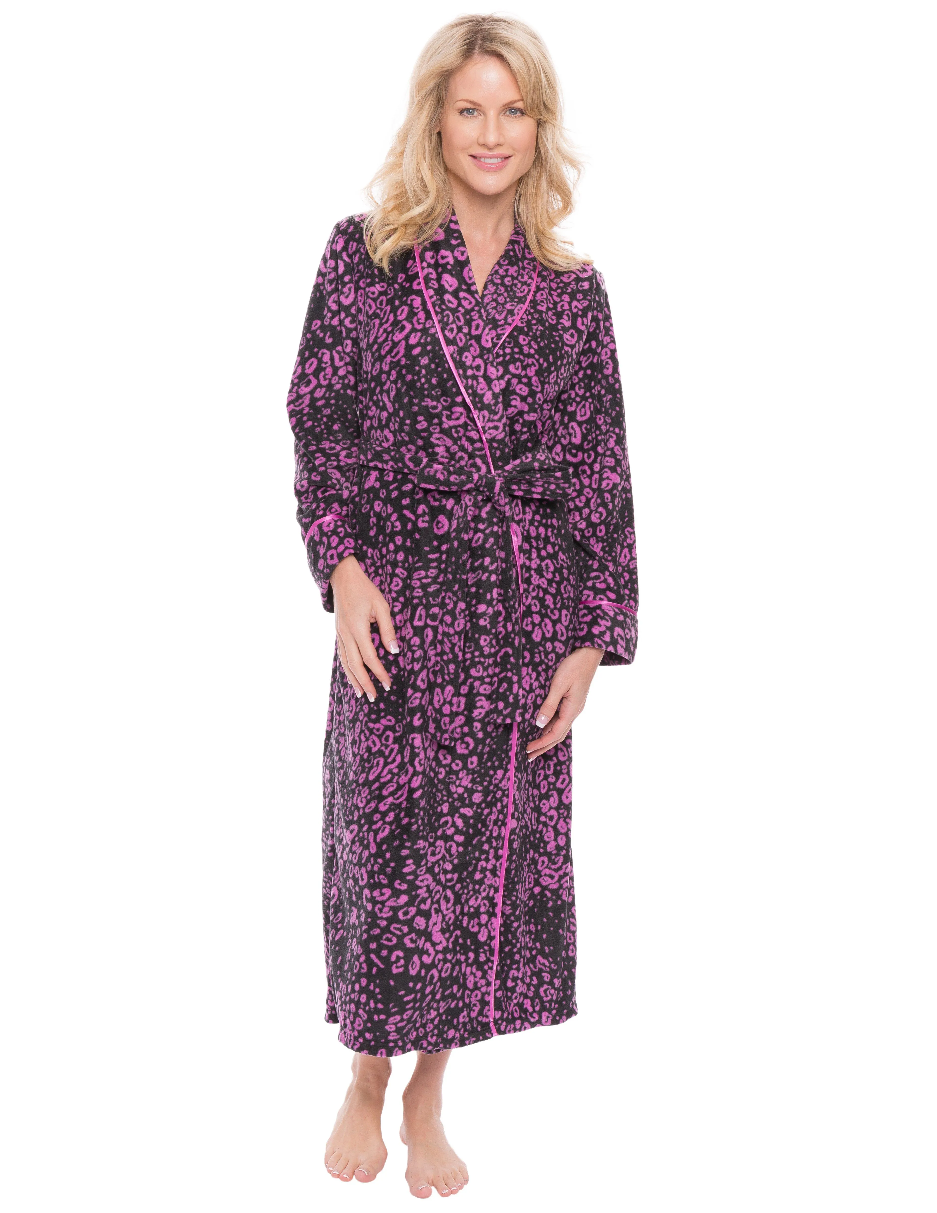 Womens Microfleece Robe